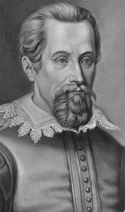 Circa 1612, German astronomer Johannes Kepler (1571 - 1630)